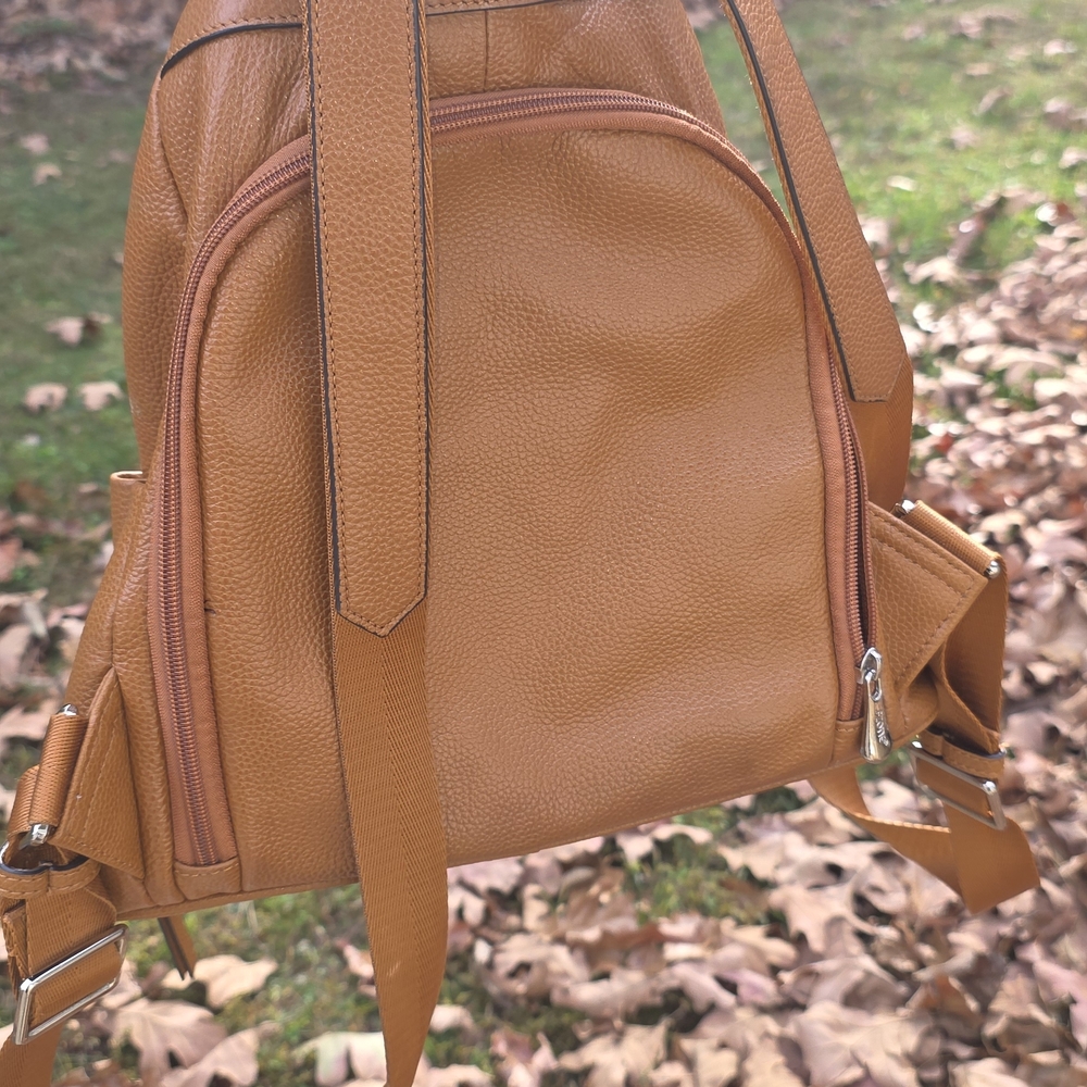 Fzone Chic Tan Leather Backpack